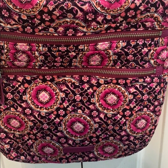 Vera Bradley IconicTriple Hipster, Raspberry Med. - Picture 2 of 6
